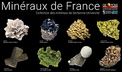 2 Posters - Sélection des 24 plus beaux minéraux français de la collection Sorbonne Université