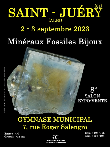 affiche-8e-salon-mineraux-fossiles-bijoux-de-saint-juery-2023