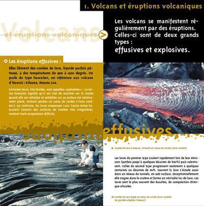 Expostion Volcans et risques volcaniques.