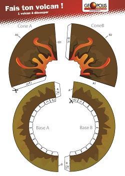 Volcans 3D à reconstituer